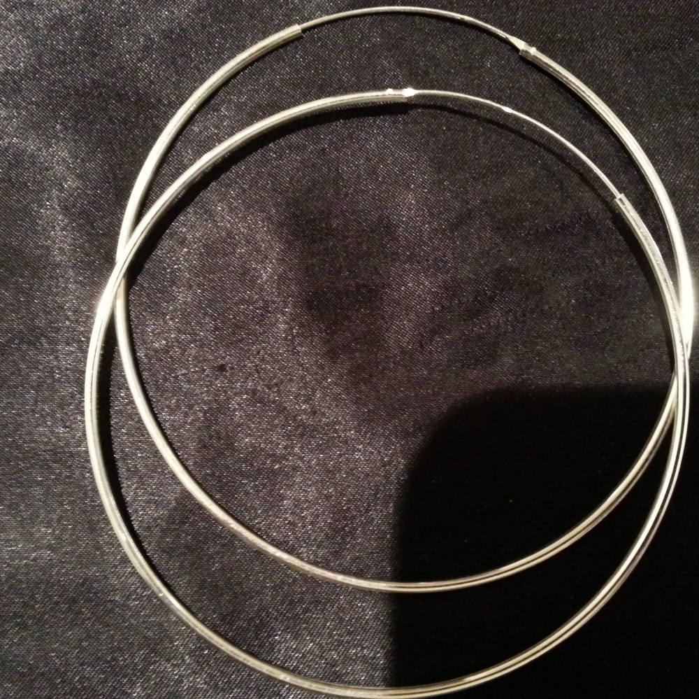 Sterling Silver Hoops